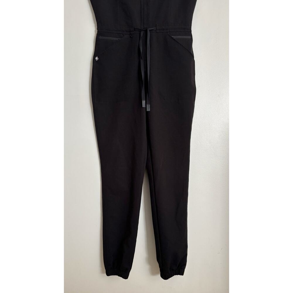 Black Figs Rafaela Cargo Scrub Jumpsuit S - Picture 4 of 9
